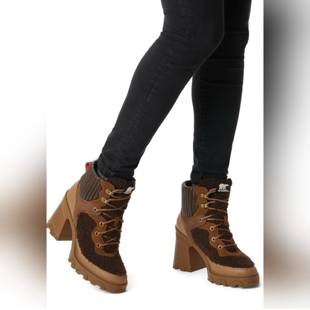 Sorel Brown Ankle Boots